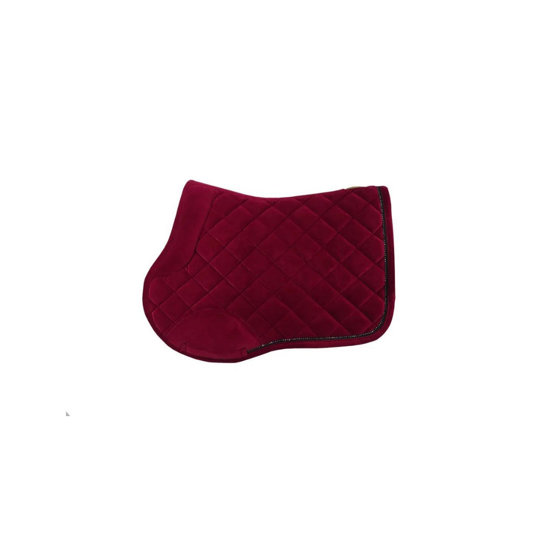 Burgundy Suede Under-Saddle Set