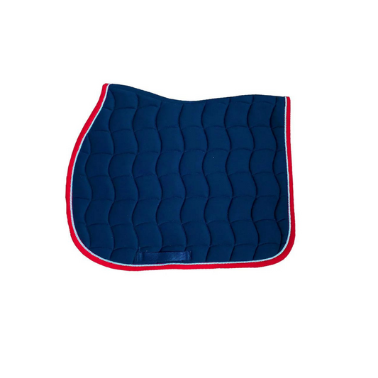 Dark Blue Wave Patterned Saddle Bottom