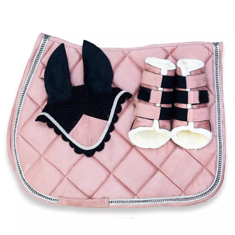 Powder Pink Under Saddle Set